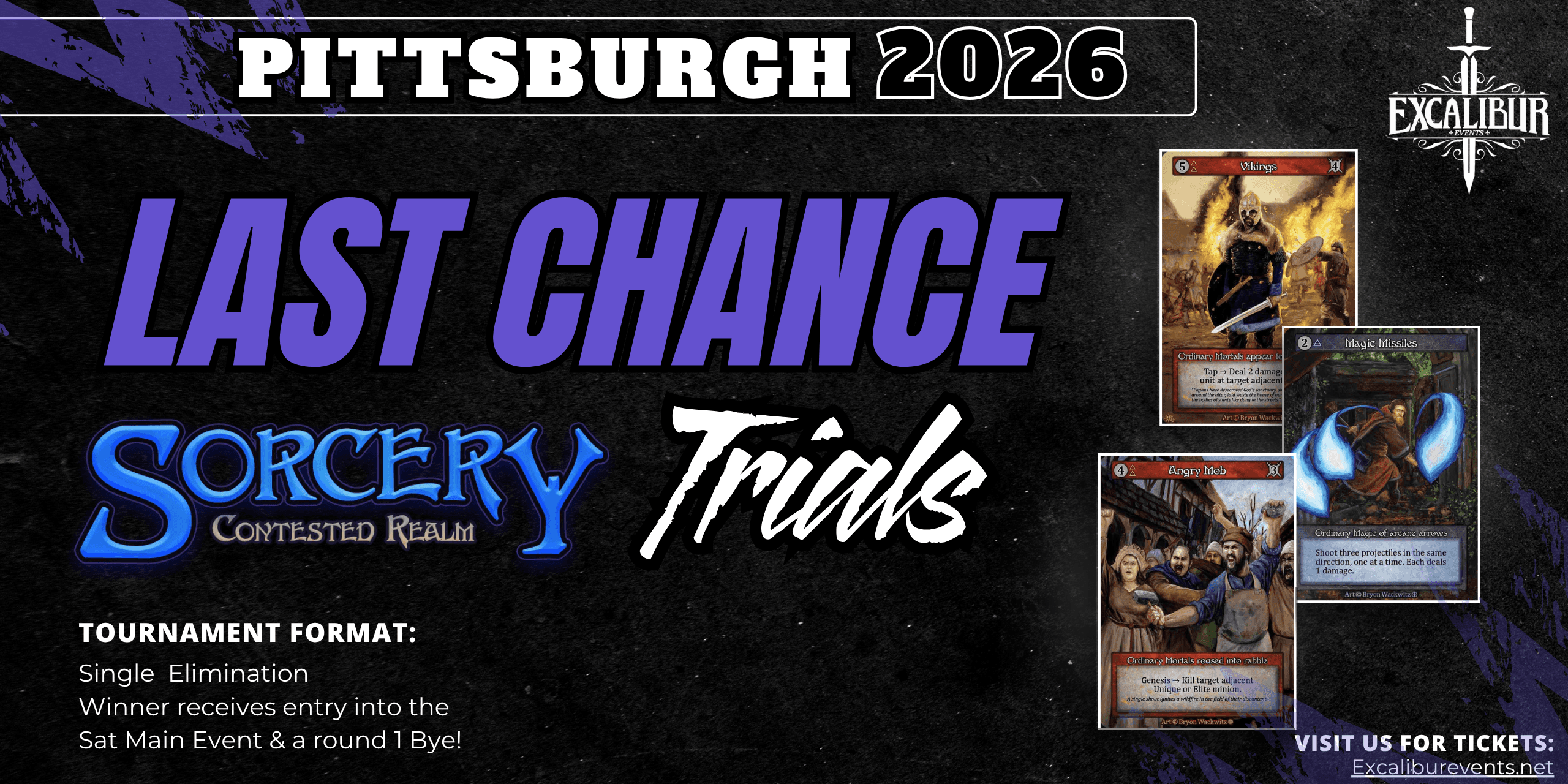 Excalibur Events Pittsburgh Banner